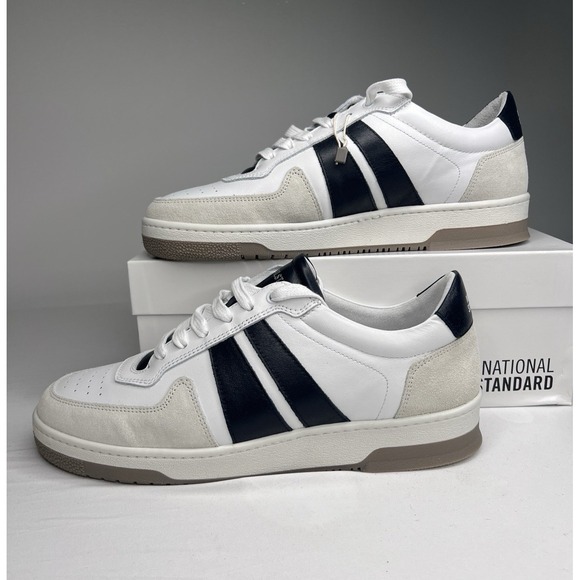 New $395 AMERICAN STANDARD Classic Leather Tennis Lace Up Shoe Size 45 US 11